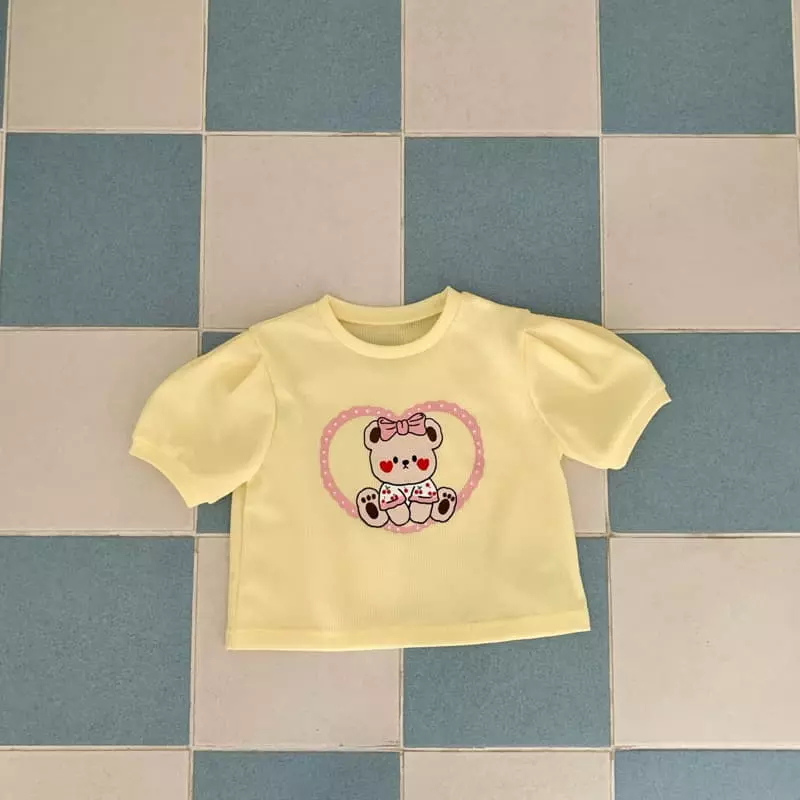 Yellow Factory - Korean Children Fashion - #childofig - Waffle Tee - 4