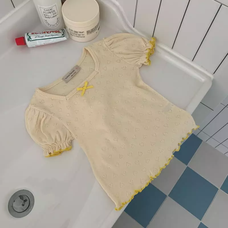 Yellow Factory - Korean Children Fashion - #kidsstore - Terry Tee - 3
