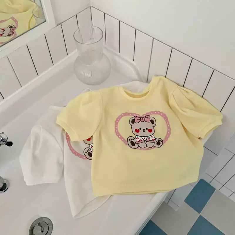 Yellow Factory - Korean Children Fashion - #stylishchildhood - Waffle Tee - 2