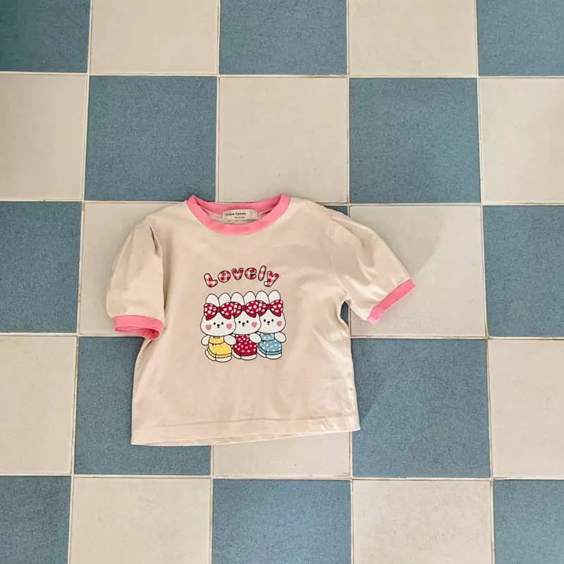 Yellow Factory - Korean Children Fashion - #todddlerfashion - Lovely Tee - 7