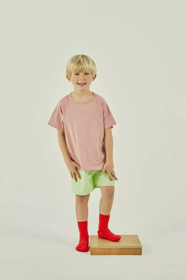 a-Market - Korean Children Fashion - #childofig - 2+1 Half Tee - 9