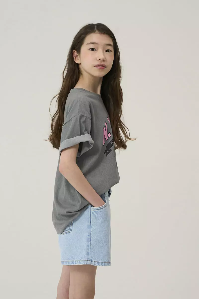 a-Market - Korean Children Fashion - #childofig - Denim Shorts - 4