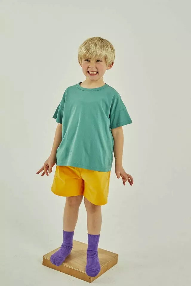 a-Market - Korean Children Fashion - #designkidswear - 2+1 Half Tee - 12
