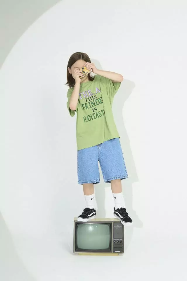 a-Market - Korean Children Fashion - #kidsshorts - Friend Tee - 9