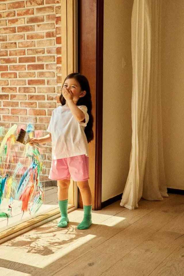 a-Market - Korean Children Fashion - #kidsstore - 2+1 Half Tee - 2