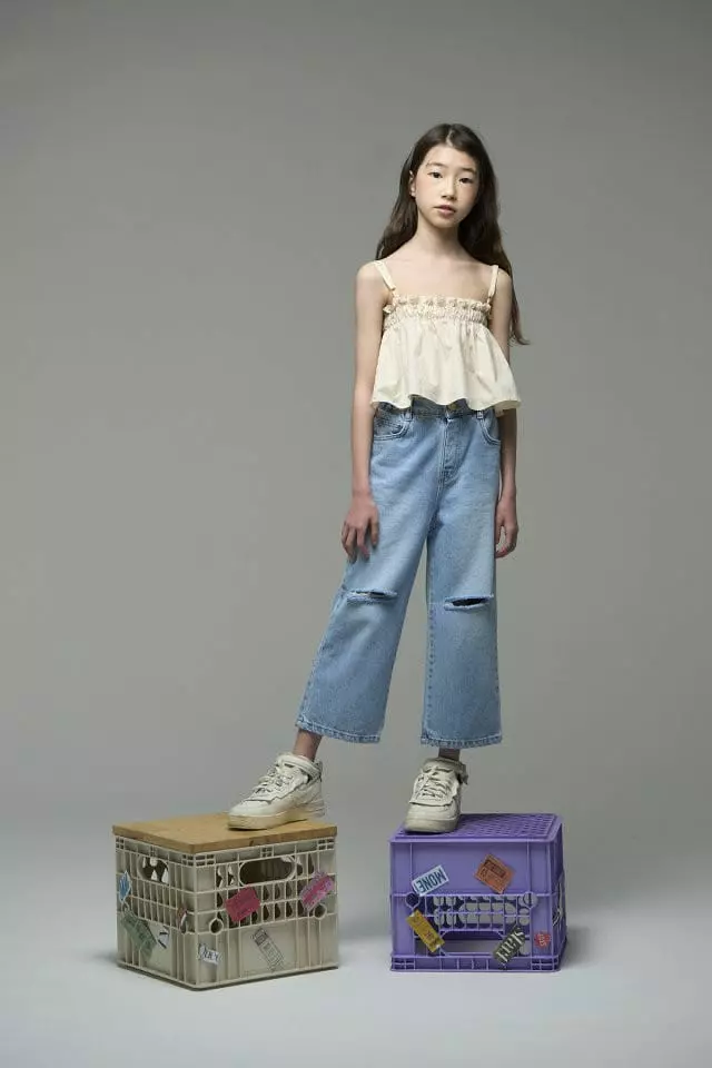 a-Market - Korean Children Fashion - #kidzfashiontrend - Stone Vintage Jeans - 5