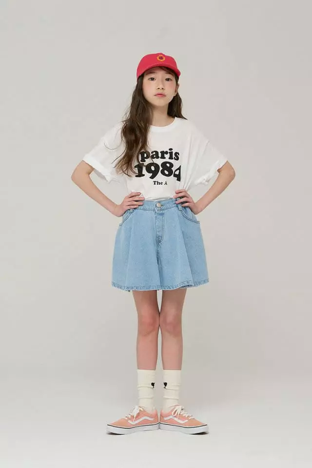 a-Market - Korean Children Fashion - #magicofchildhood - Paris 1984 Tee