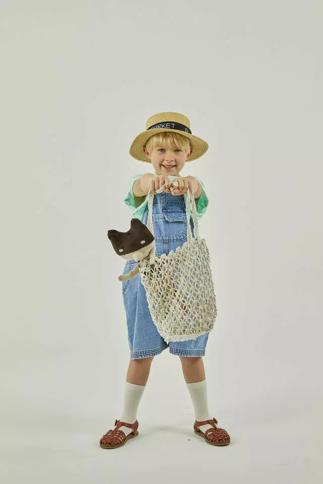 a-Market - Korean Children Fashion - #prettylittlegirls - Bird Denim Overalls - 12