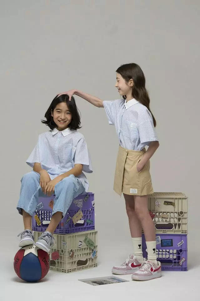 a-Market - Korean Children Fashion - #minifashionista - Wrap Skirt - 4