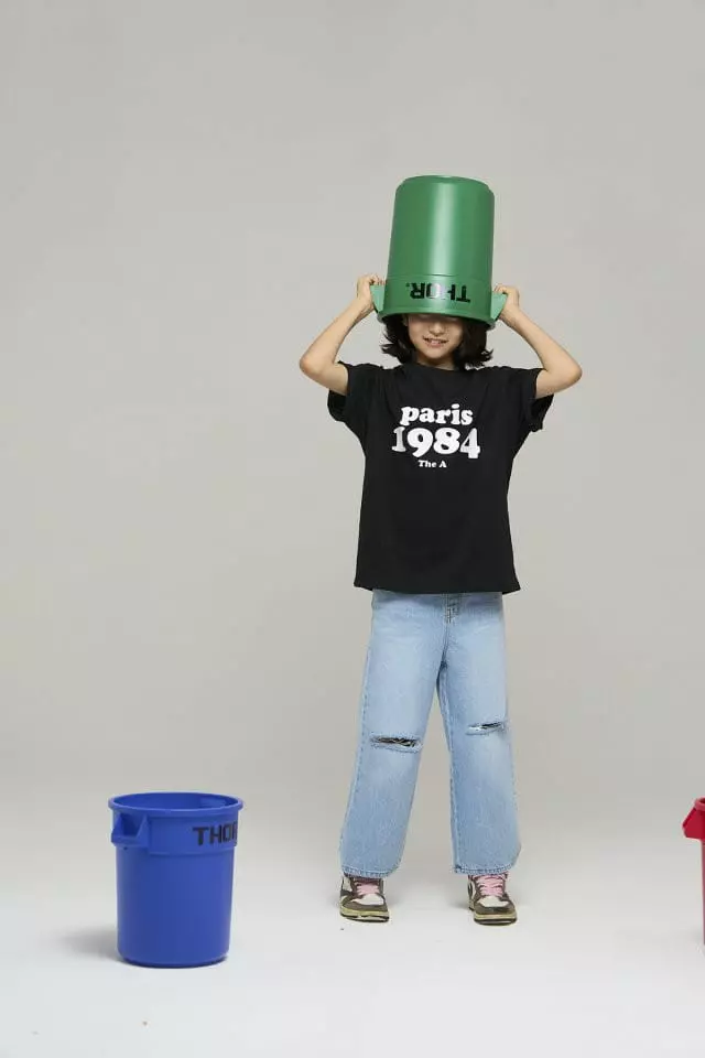 a-Market - Korean Children Fashion - #prettylittlegirls - Paris 1984 Tee - 4