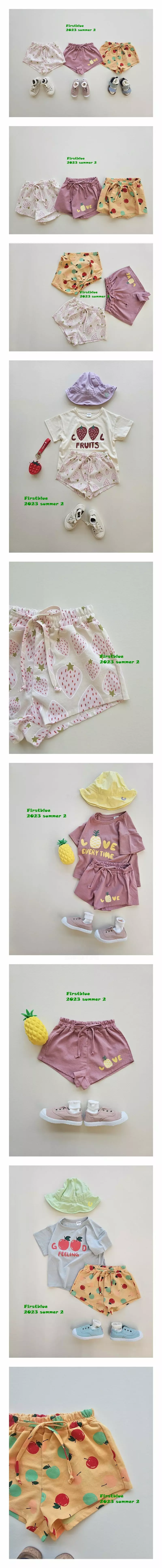 1st Blue - Korean Children Fashion - #designkidswear - Summer Fruit Pants