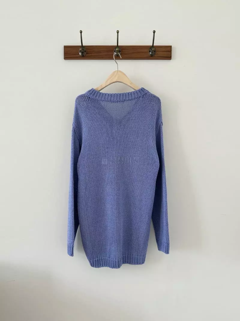 3.Another - Korean Women Fashion - #momslook - V Knit Tee - 12