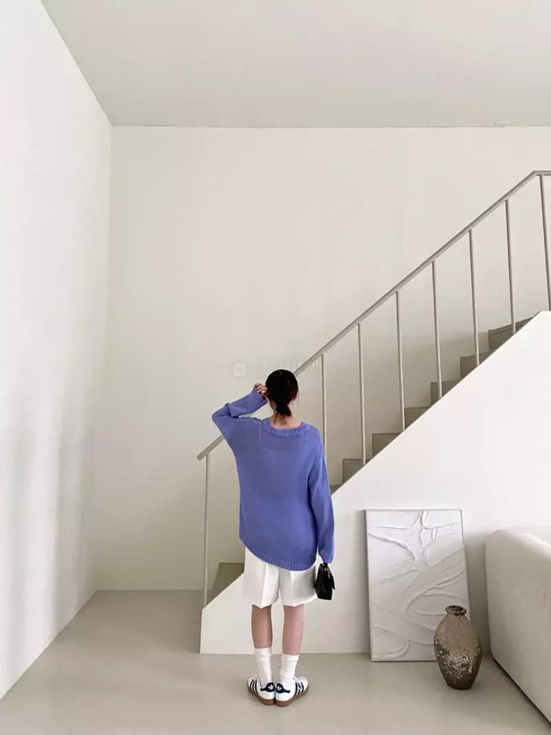 3.Another - Korean Women Fashion - #womensfashion - V Knit Tee - 4