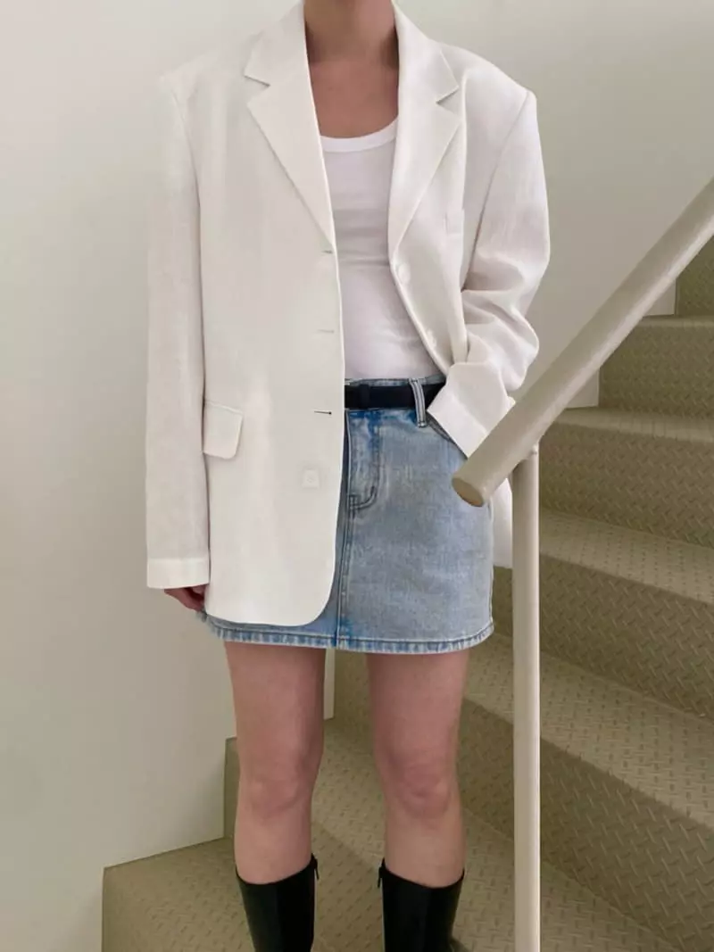3.Another - Korean Women Fashion - #womensfashion - Low Denim Skirt - 4