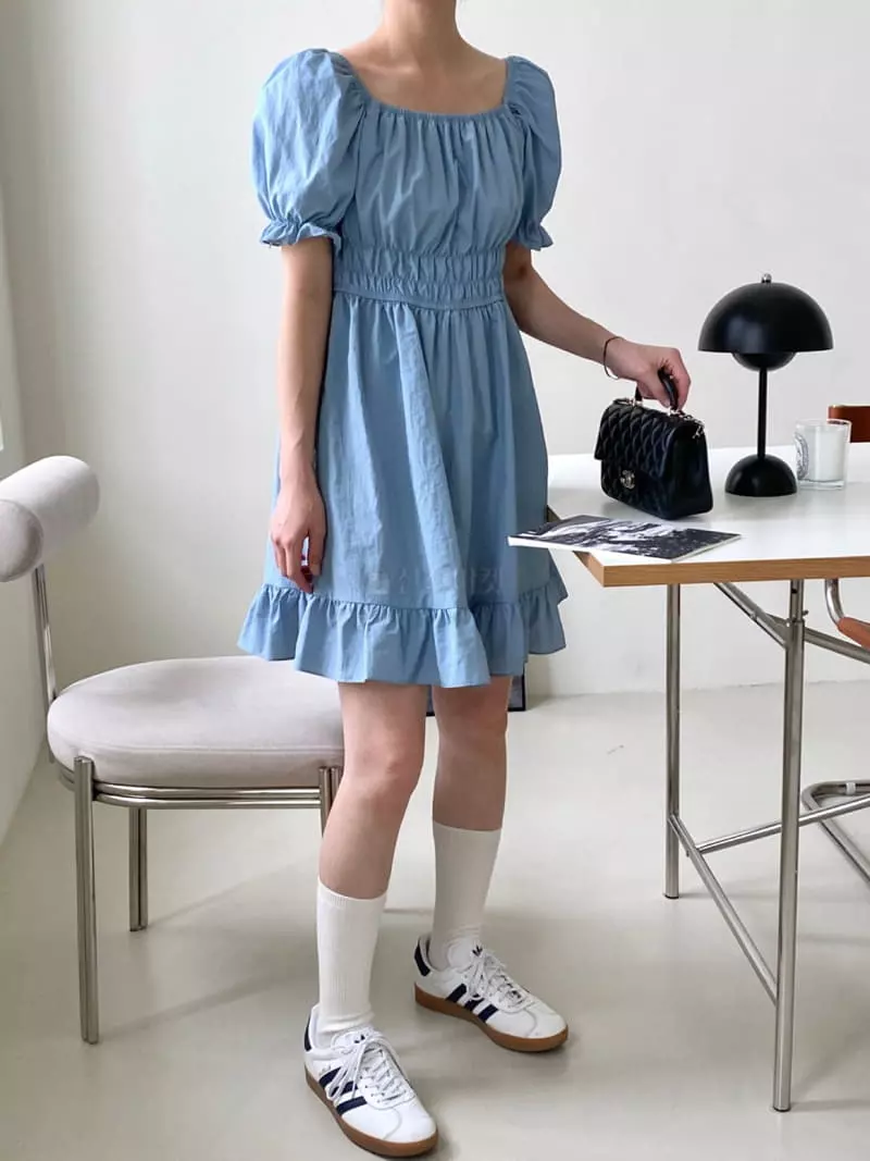 3.Another - Korean Women Fashion - #momslook - Cancan Mini One-piece - 11