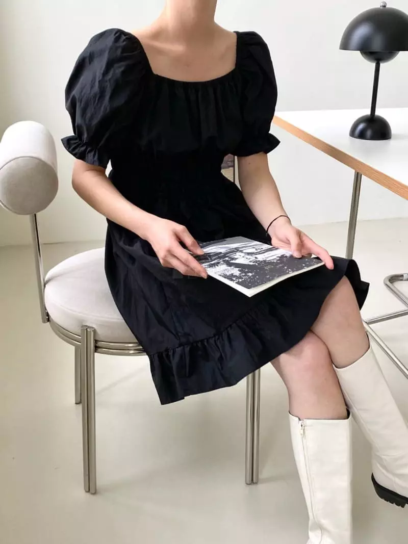 3.Another - Korean Women Fashion - #thatsdarling - Cancan Mini One-piece - 4