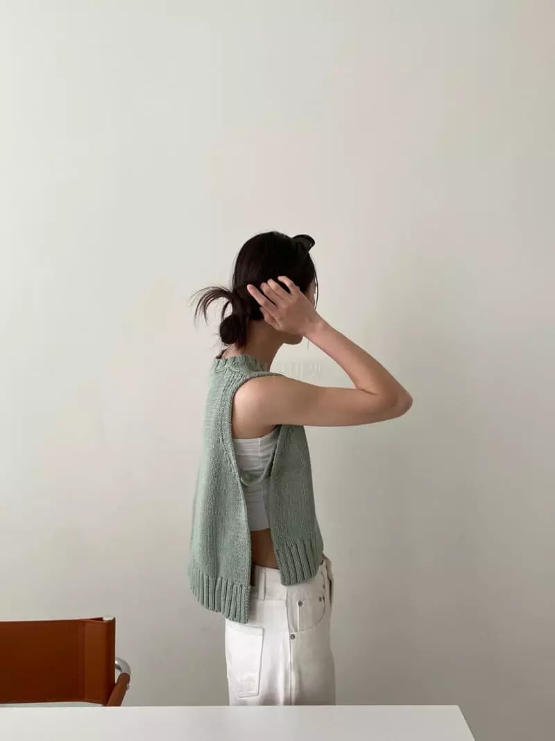 3.Another - Korean Women Fashion - #vintageinspired - V Vest