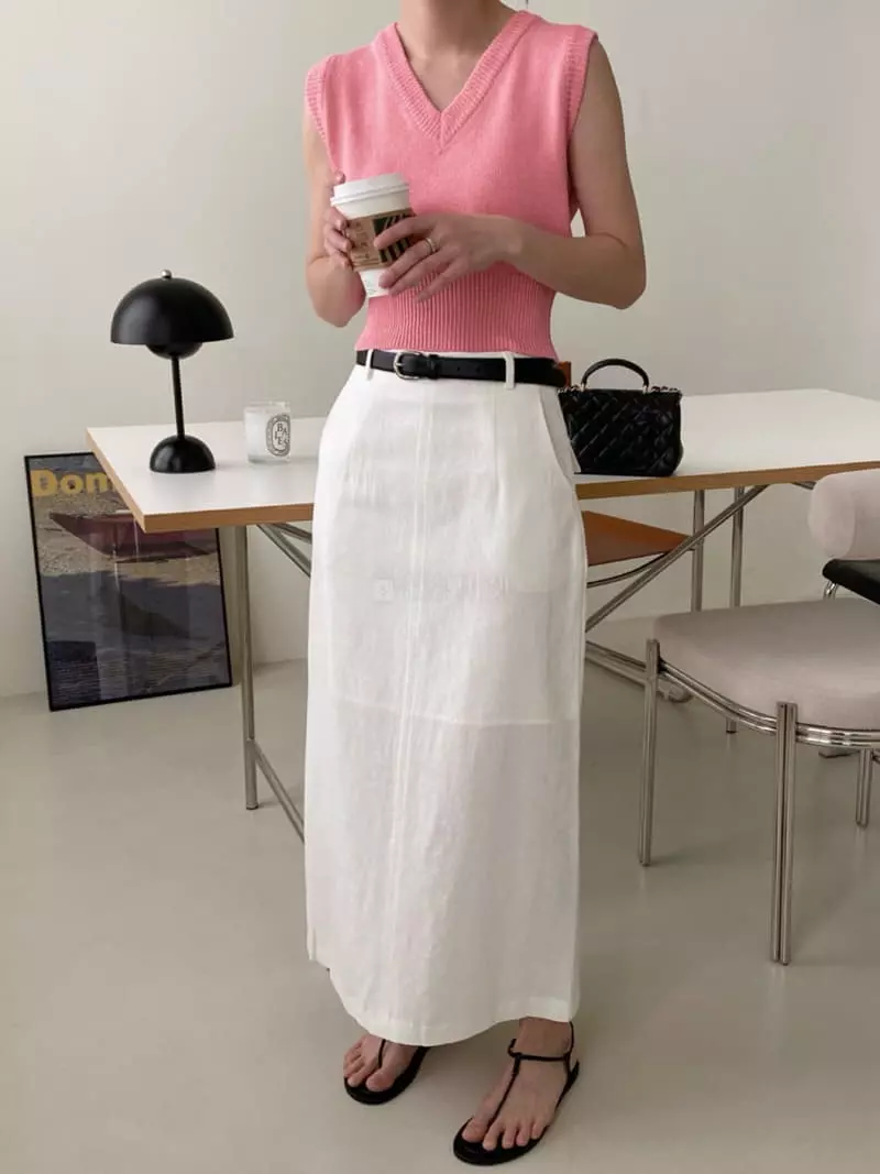 3.Another - Korean Women Fashion - #womensfashion - V Vest Knit Tee - 10