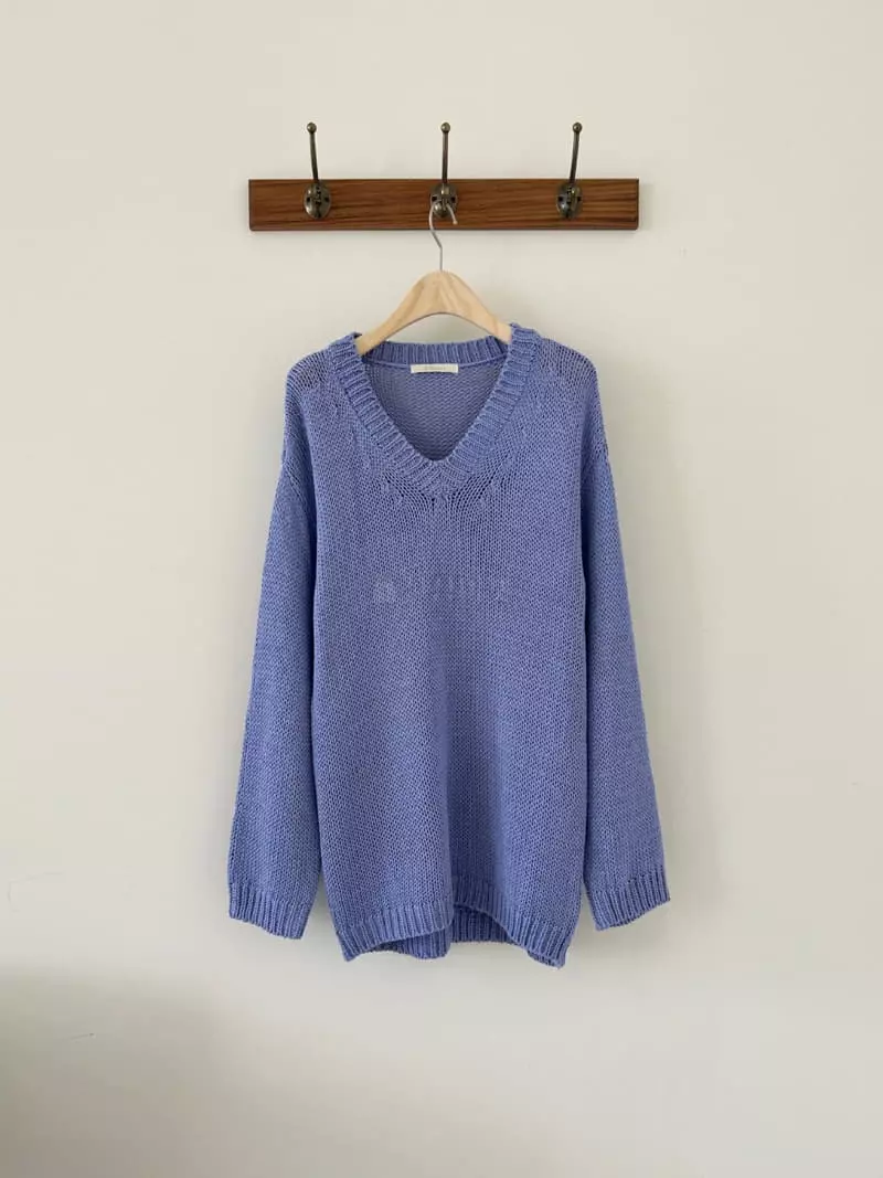 3.Another - Korean Women Fashion - #womensfashion - V Knit Tee - 11