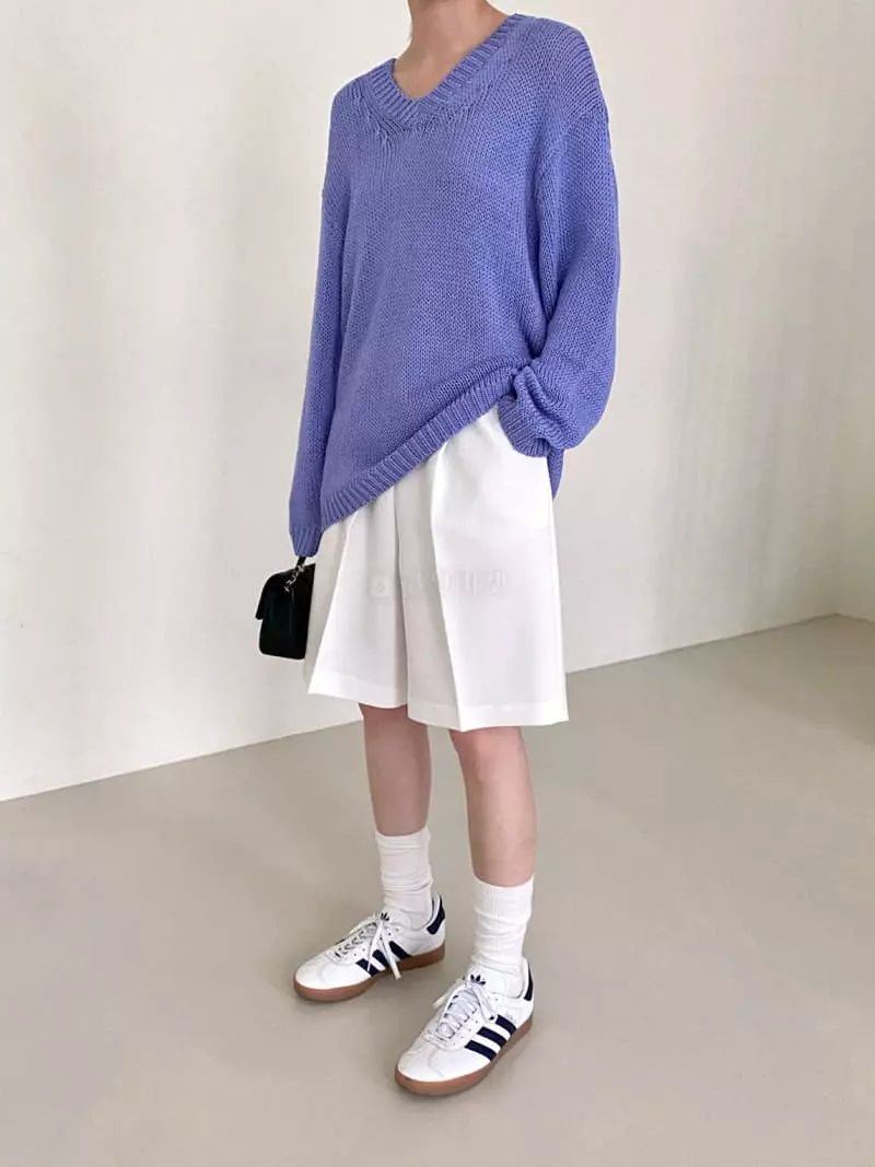 3.Another - Korean Women Fashion - #womensfashion - V Knit Tee - 5