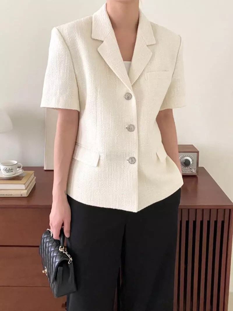 3.Another - Korean Women Fashion - #womensfashion - Line Twid Jacket - 10