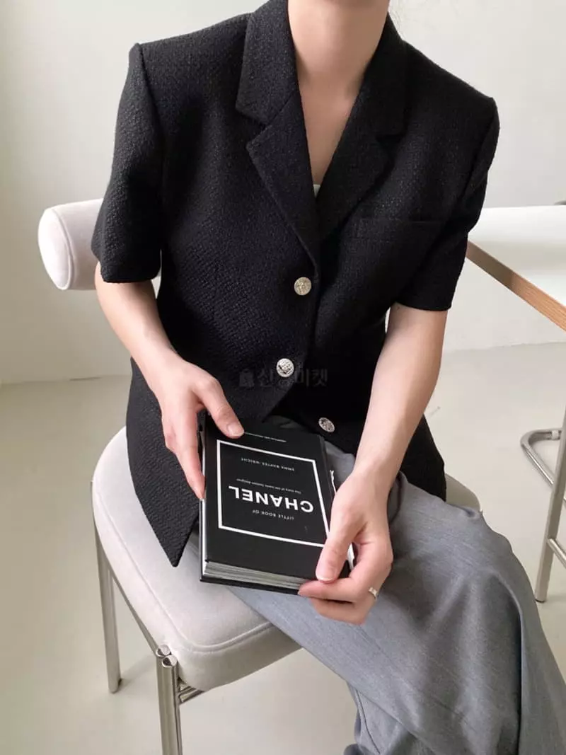 3.Another - Korean Women Fashion - #womensfashion - Line Twid Jacket - 8