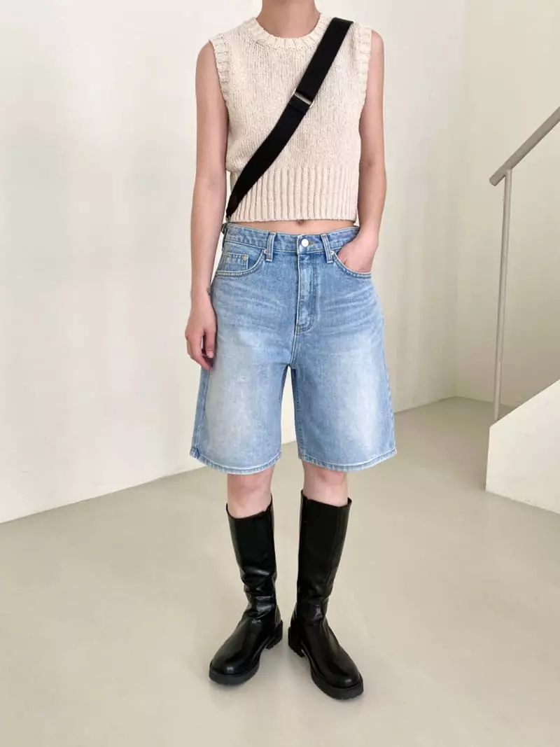 3.Another - Korean Women Fashion - #womensfashion - Denim Shorts - 11
