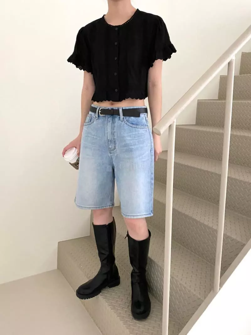 3.Another - Korean Women Fashion - #womensfashion - Denim Shorts - 3