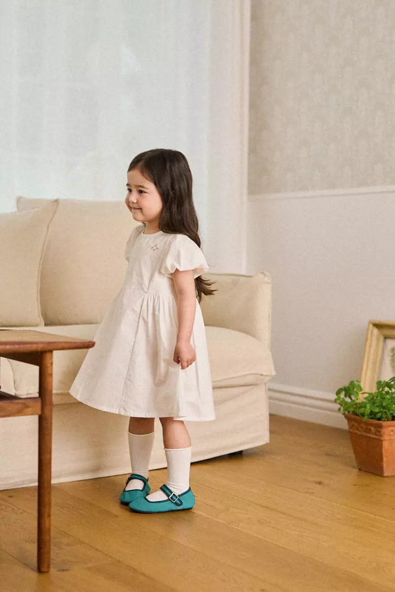 A-Market - Korean Children Fashion - #Kfashion4kids - Volume Solid One-piece - 6