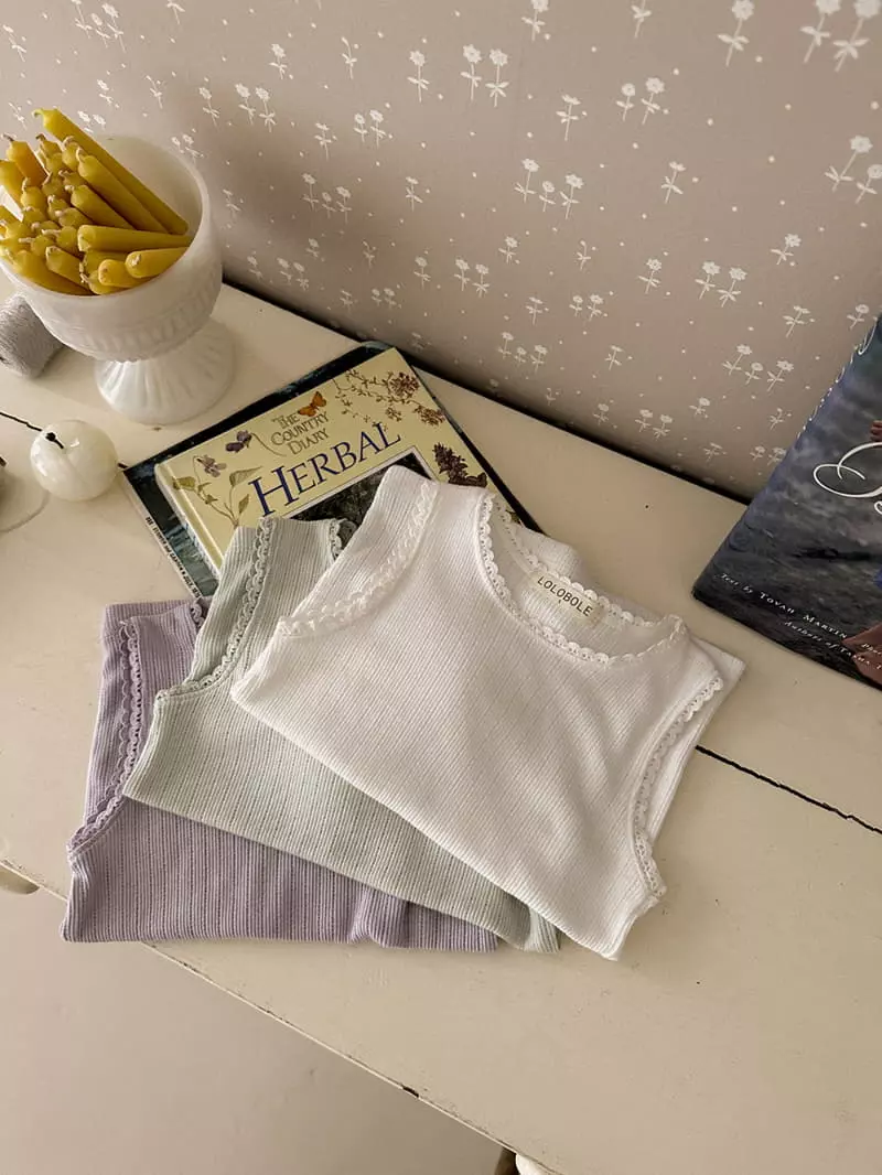 A-Market - Korean Children Fashion - #childofig - Lace Sleeveless