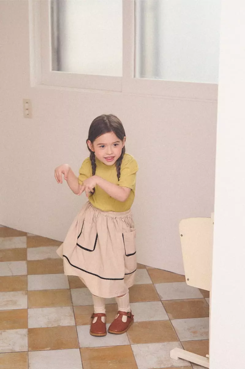 A-Market - Korean Children Fashion - #discoveringself - Pincot Eyelet Tee - 5