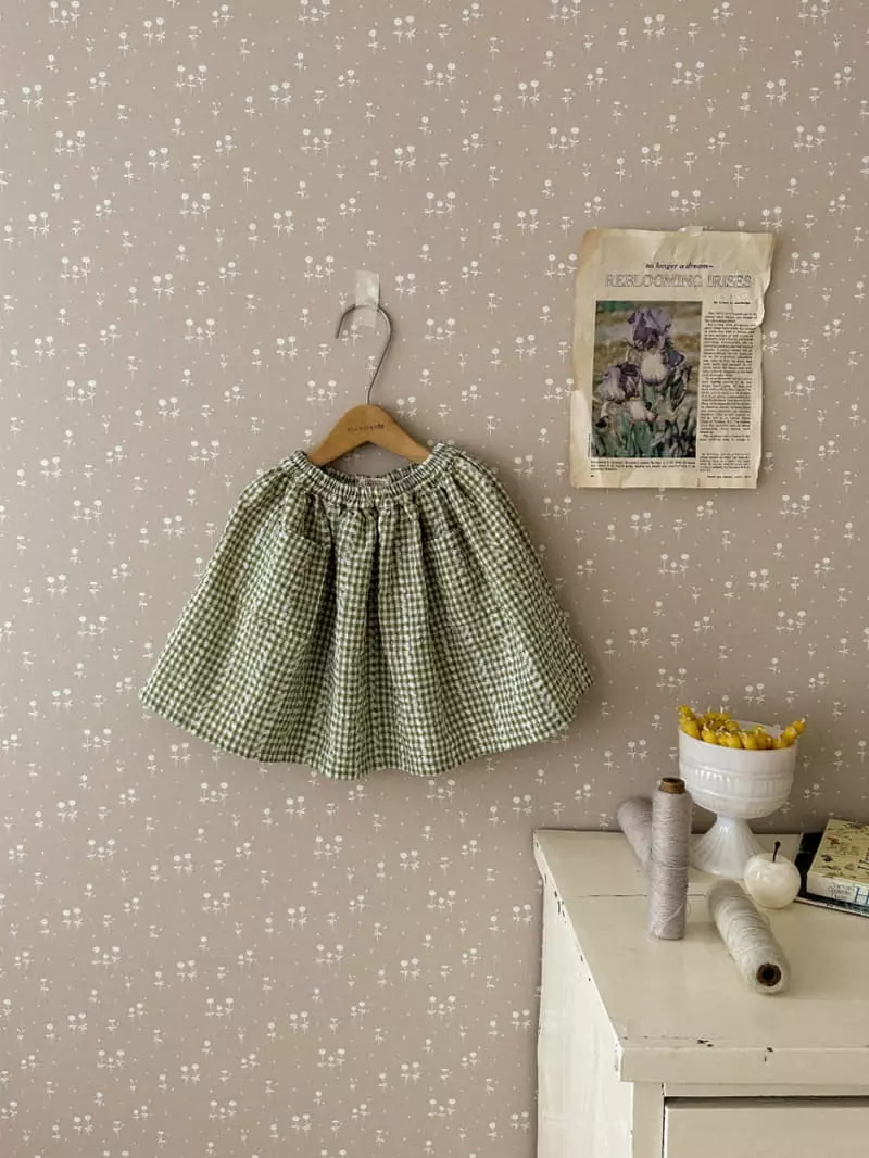 A-Market - Korean Children Fashion - #fashionkids - Check Skirt