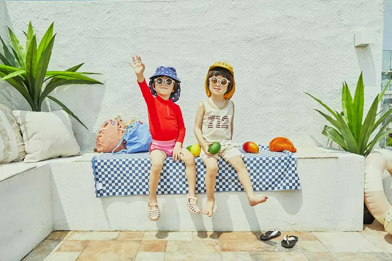 A-Market - Korean Children Fashion - #fashionkids - 712 Mesh Top Bottom Set - 8