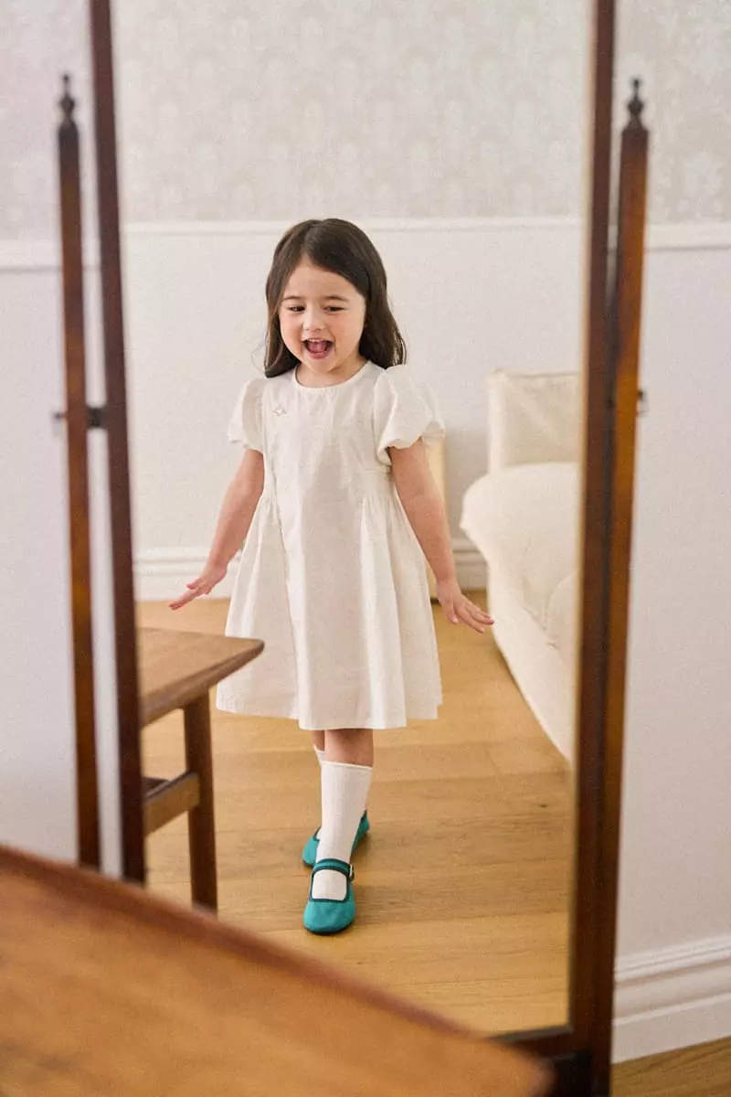 A-Market - Korean Children Fashion - #kidzfashiontrend - Volume Solid One-piece - 5