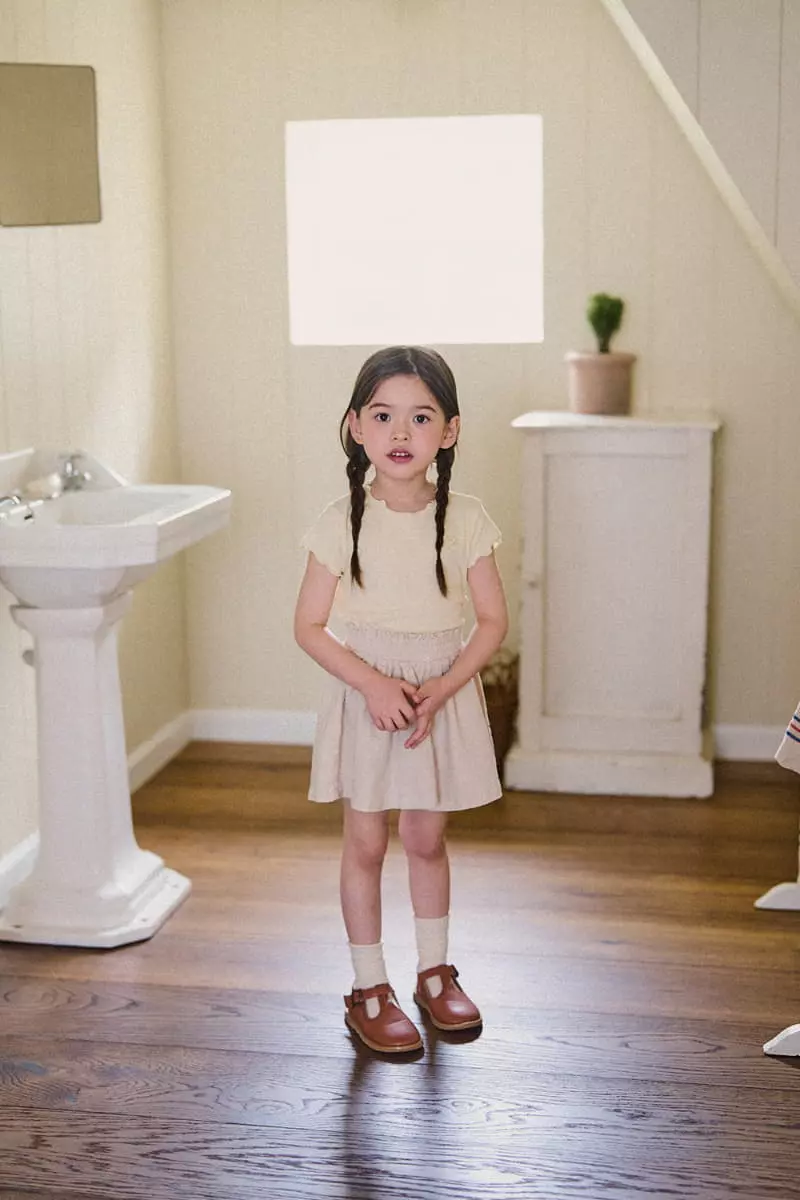 A-Market - Korean Children Fashion - #kidzfashiontrend - Lolo Shirring Tee - 12