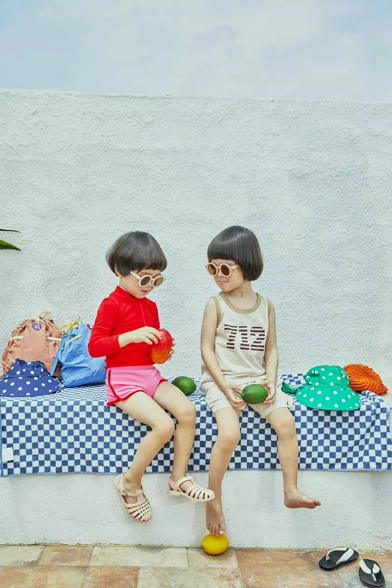 A-Market - Korean Children Fashion - #kidzfashiontrend - 712 Mesh Top Bottom Set - 11