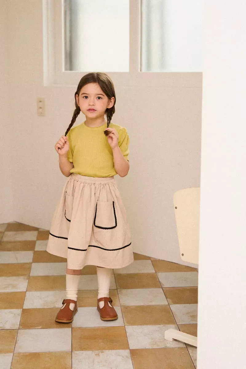 A-Market - Korean Children Fashion - #littlefashionista - Pincot Eyelet Tee - 11