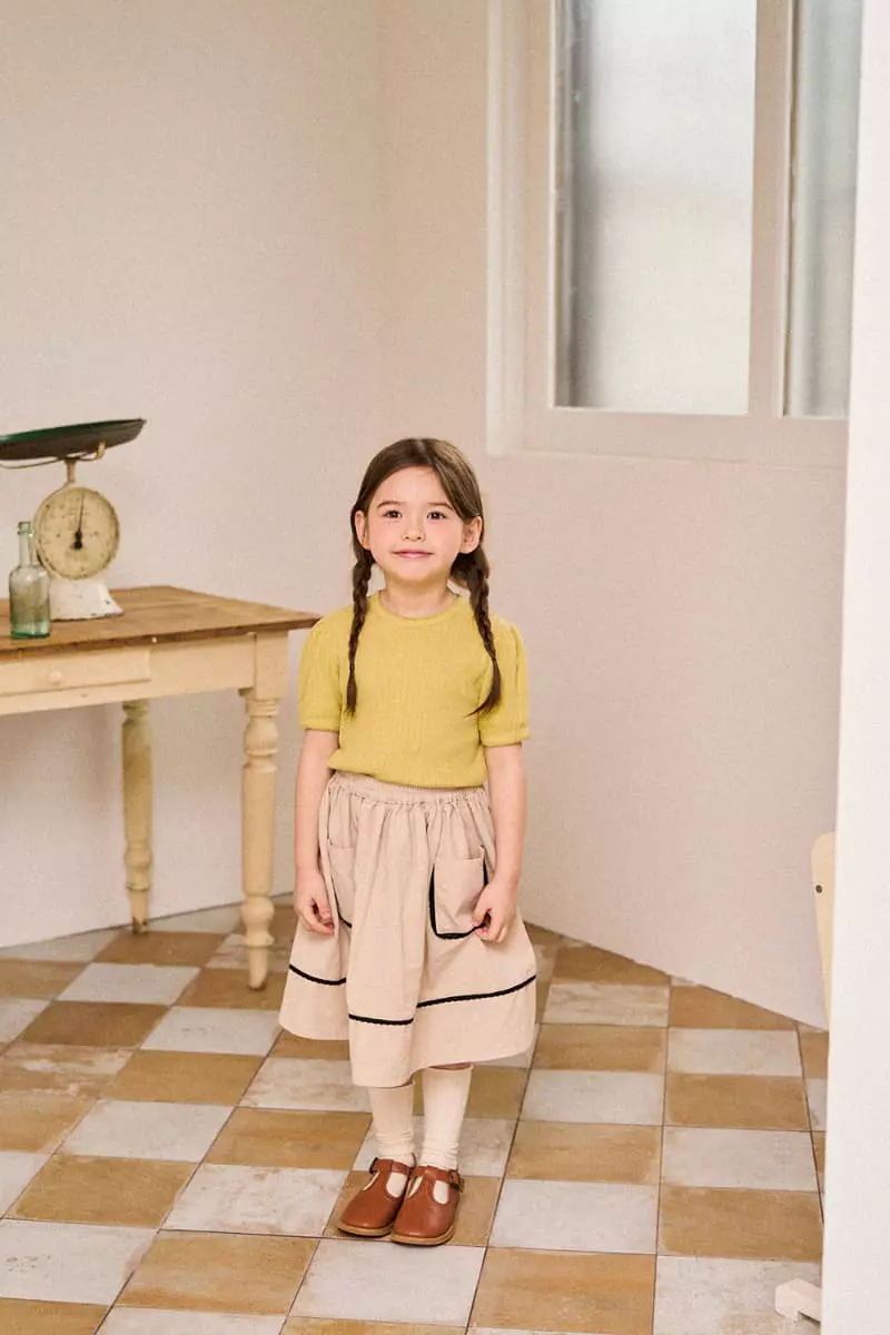 A-Market - Korean Children Fashion - #magicofchildhood - Pincot Eyelet Tee - 12