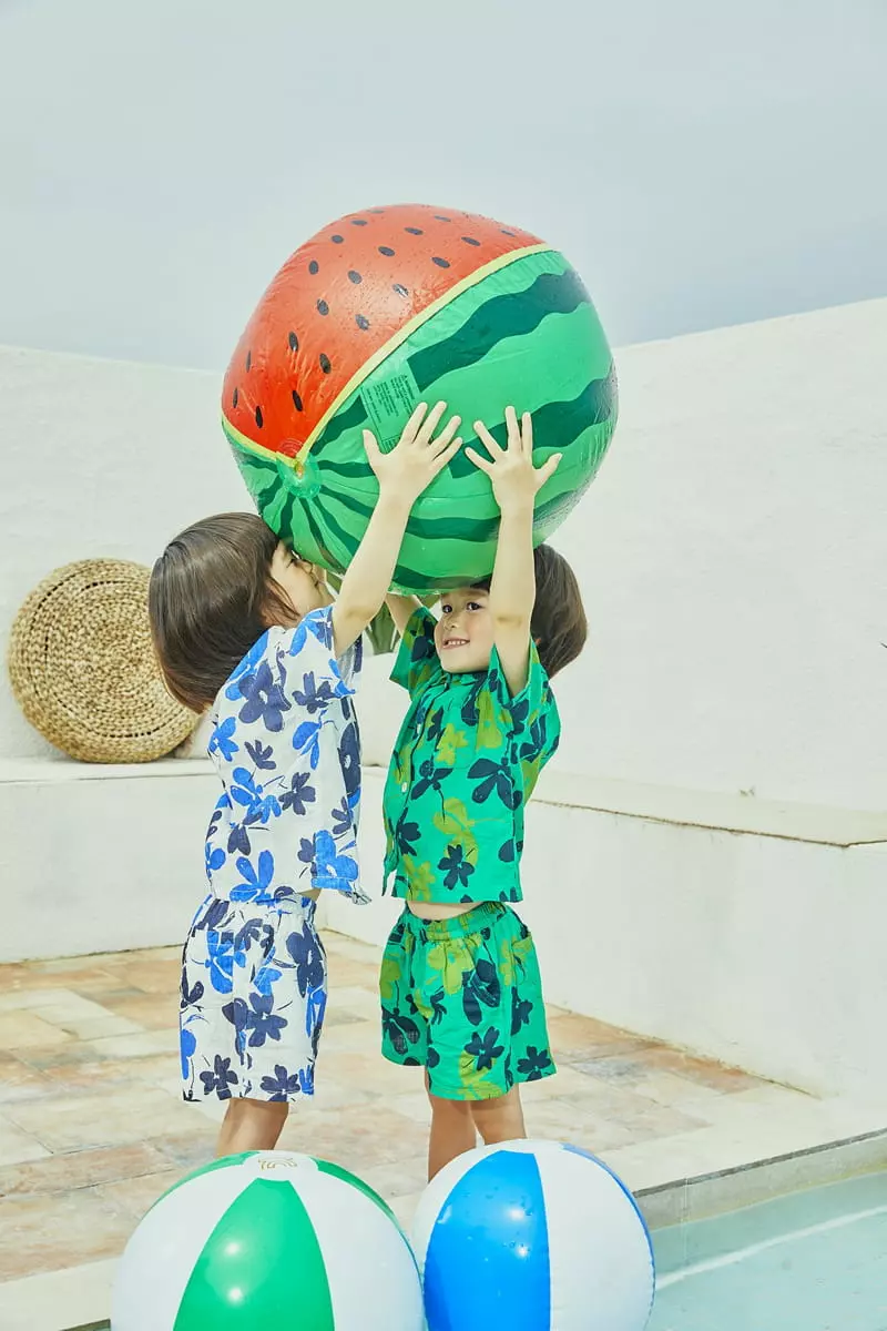 A-Market - Korean Children Fashion - #magicofchildhood - Beach Shirt Top Bottom Set - 9