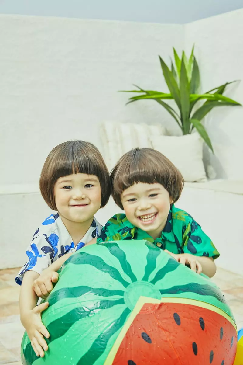 A-Market - Korean Children Fashion - #minifashionista - Beach Shirt Top Bottom Set - 10