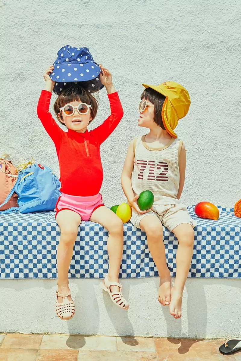 A-Market - Korean Children Fashion - #prettylittlegirls - Dot Flip Cap - 3
