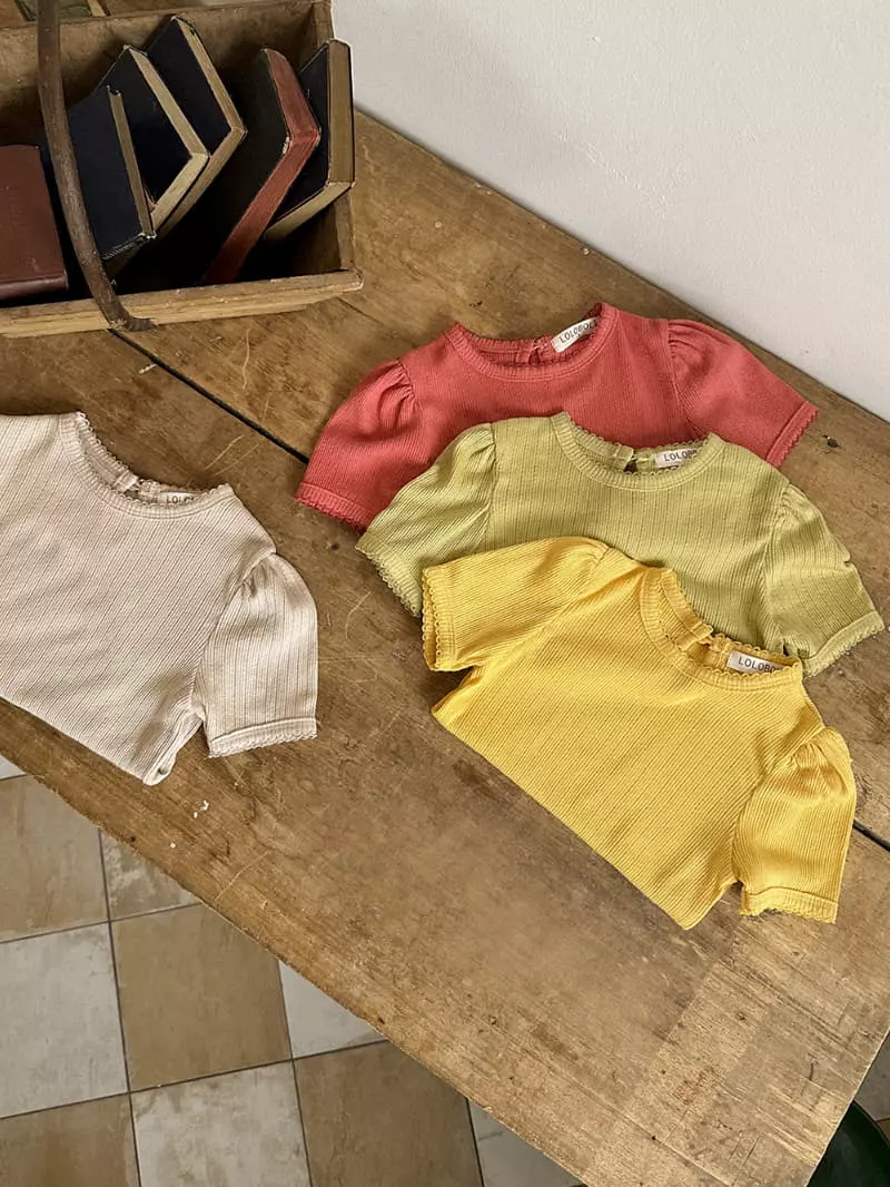 A-Market - Korean Children Fashion - #stylishchildhood - Pincot Eyelet Tee
