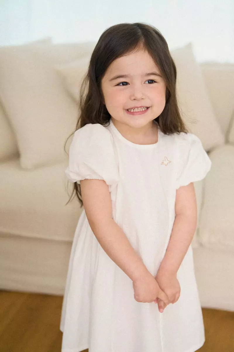 A-Market - Korean Children Fashion - #todddlerfashion - Volume Solid One-piece - 11