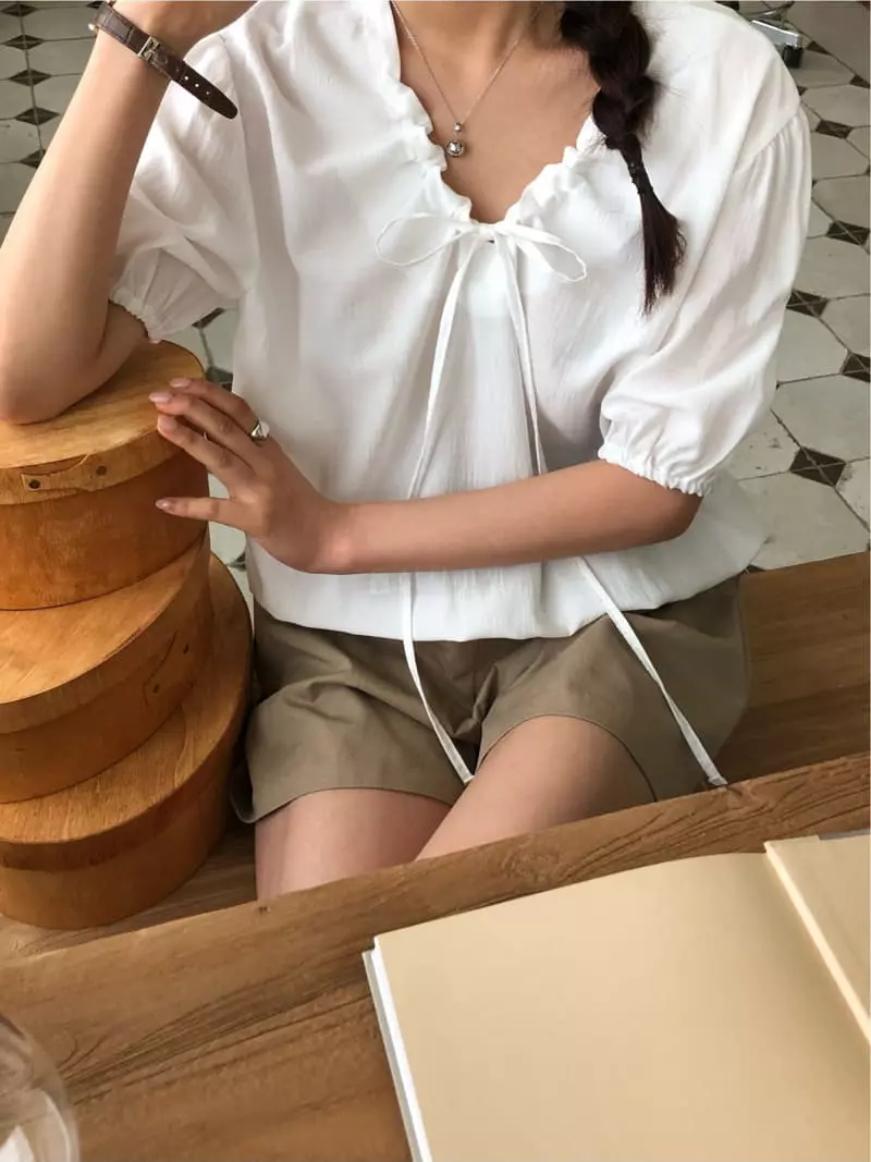 A Want - Korean Women Fashion - #momslook - Eve Blouse - 5