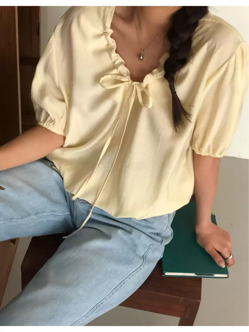 A Want - Korean Women Fashion - #momslook - Eve Blouse - 7