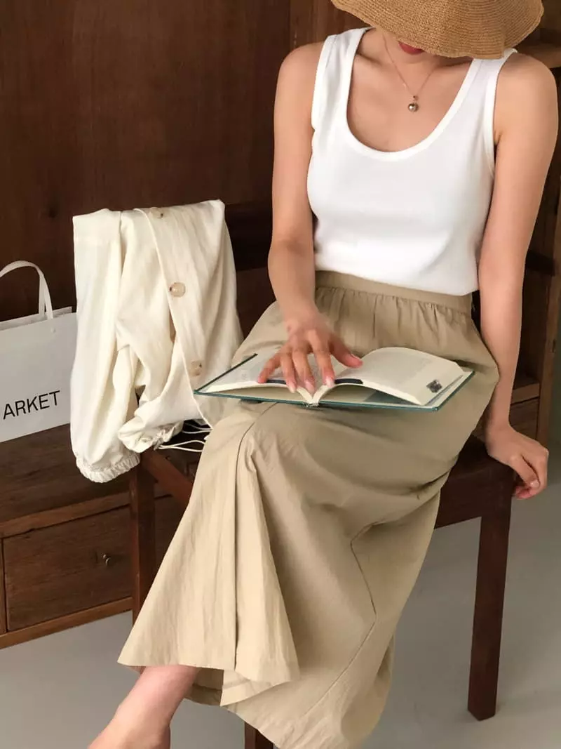 A Want - Korean Women Fashion - #momslook - Atom Slit Sleeveless - 6