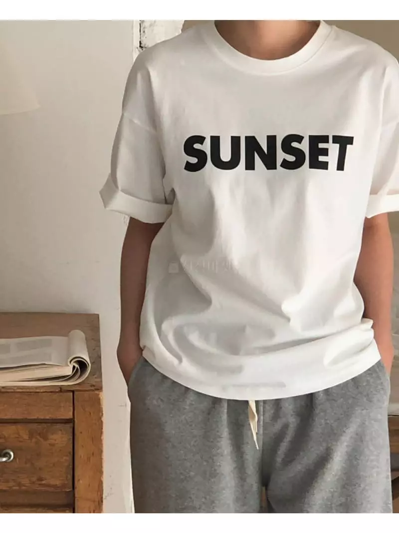 A Want - Korean Women Fashion - #momslook - Sunset Tee