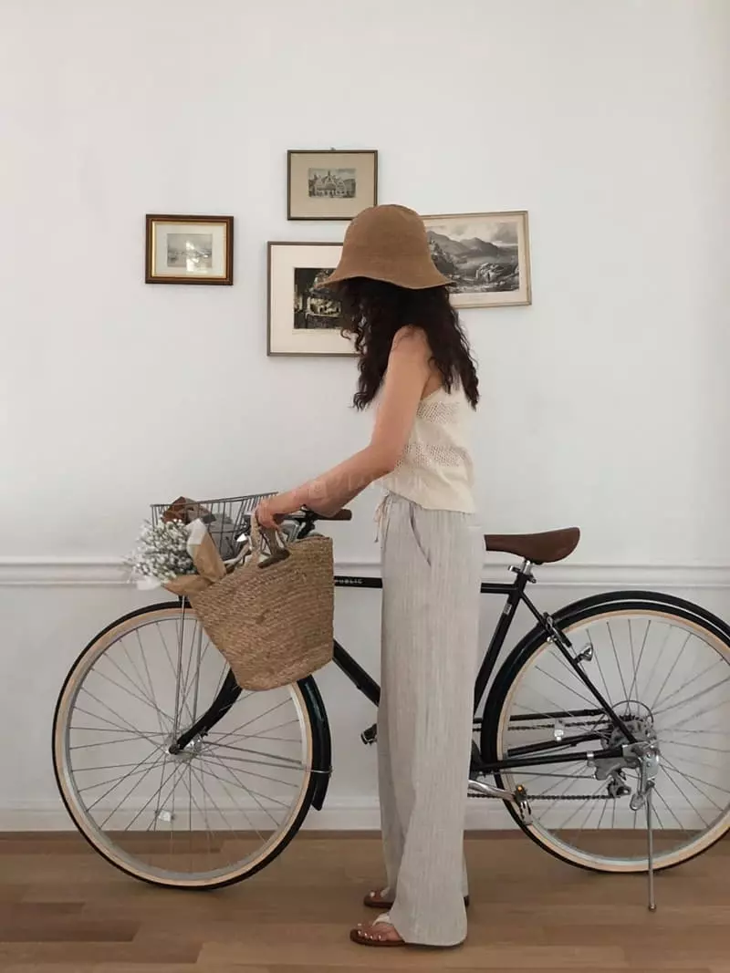 A Want - Korean Women Fashion - #momslook - Linen Stripes Pants - 12