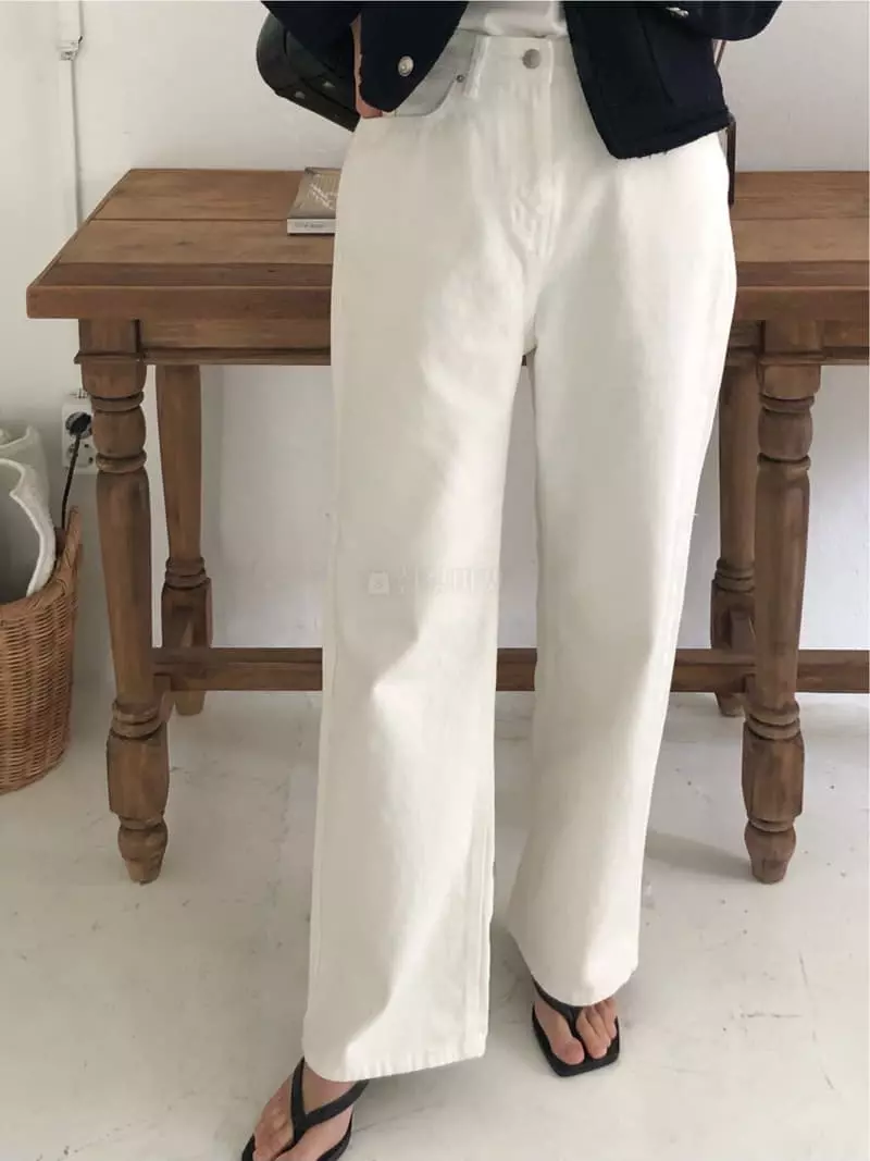 A Want - Korean Women Fashion - #vintageinspired - Grow Jeans - 3