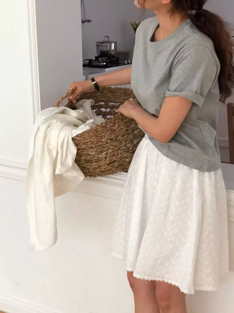 A Want - Korean Women Fashion - #womensfashion - Puching Lace Skirt - 10